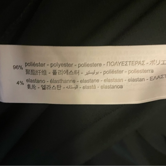 NWT ZARA Rich Green 3/4 Sleeve Crew Neck Long Evening Dress w Tie Front Size M - Picture 14 of 14